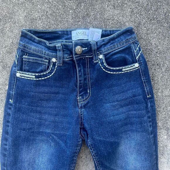 Vintage Y2K women’s Angel jeans, boot cut size 1 - Picture 3 of 8